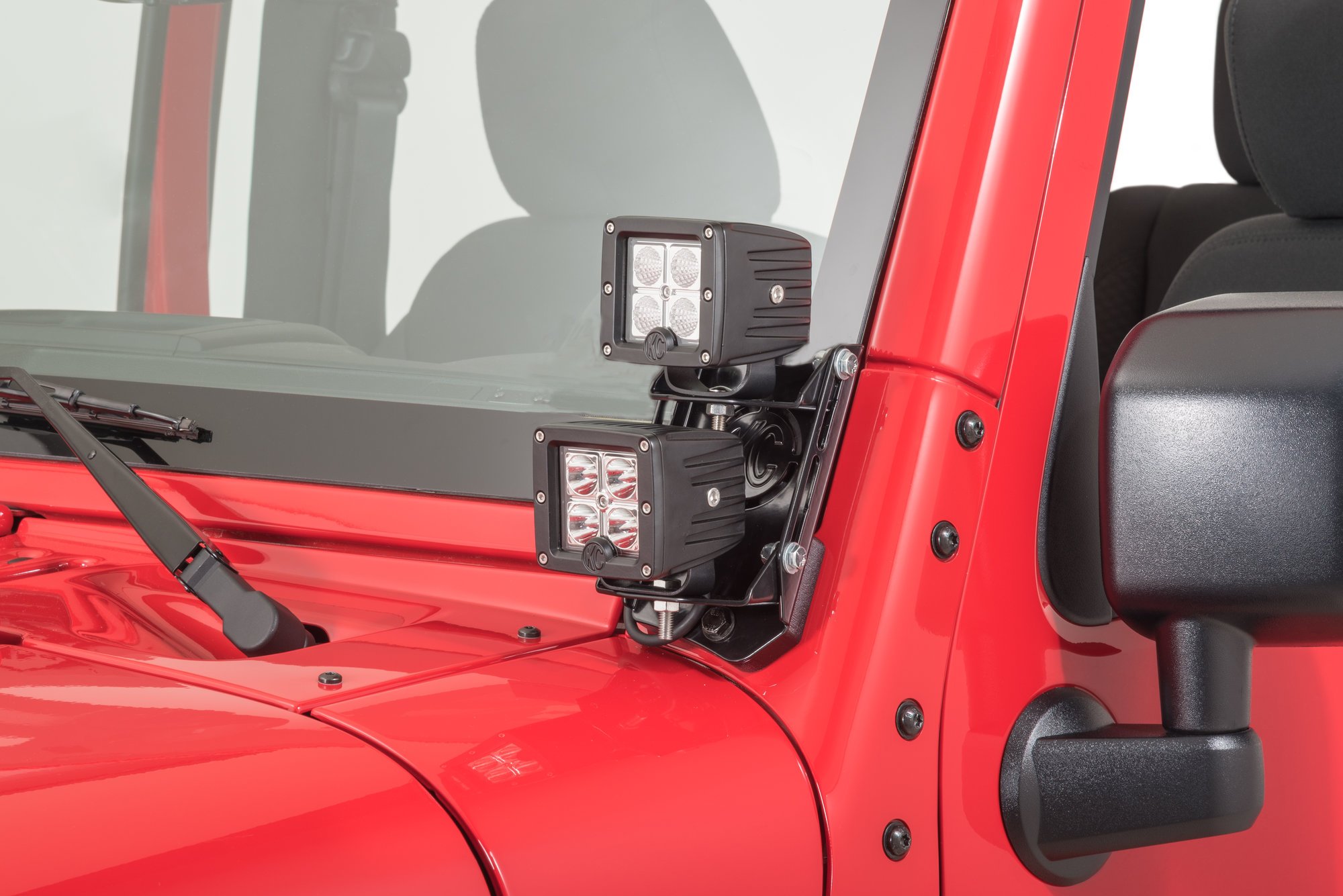 Jeep Jk A Pillar Light Mounts